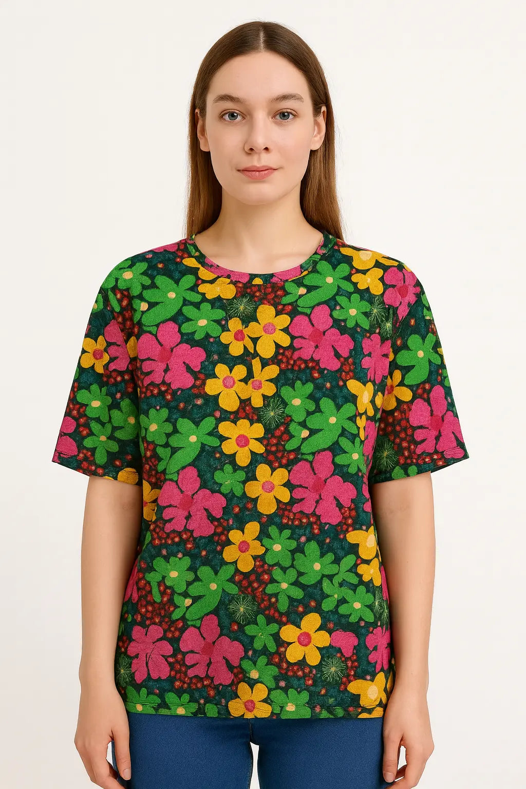 Bold Bloom Women’s Graphic Tee