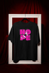 Printed Tee – HOPE Typography With Doves