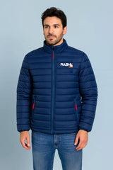 Men’s Blue Quilted Puffer Jacket – Lightweight Warmth with Urban Edge