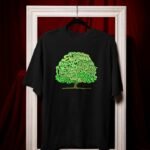 Mens Printed Tee – Eco Tree Graphic - Sustainable Environment Design