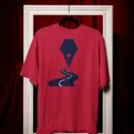 Mens Printed Tee – Pen Nib Road Minimalist Art