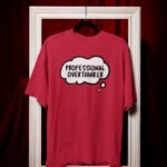 Men's Printed Tee – Professional Overthinker Thought Bubble