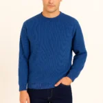 Men's Royal Blue Crew Neck Sweatshirt – Bold Color, Everyday Fit