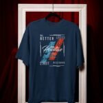 Mens Urban Street Style Printed Tee – Think Positive 1972 Graphic