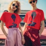 Unisex Printed Tee – Pen Nib Road Minimalist Art