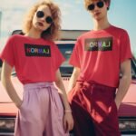 Unisex Printed Tee – Normal Rainbow Block Typography