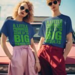 Unisex Printed Tee – Progress Adds Up Motivational Design