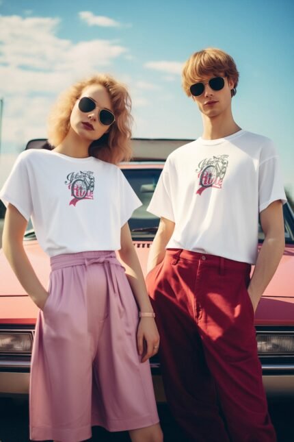 Unisex Printed Tee – I Love to Ride Bicycle Graphic