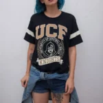 Women's Black UCF Knights Graphic T-Shirt – Retro Collegiate Style