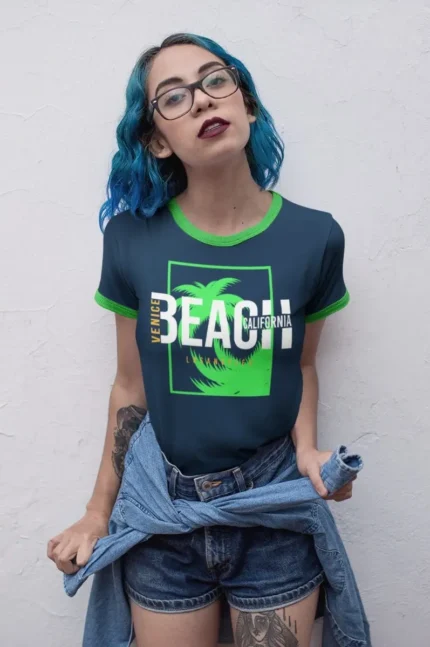 Printed Tee – Venice Beach California Graphic